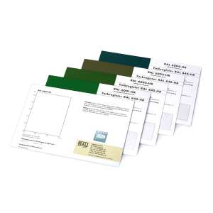 Kategoriebild der Kategorie “RAL® Classic 840-HR Single Card Semi matt”