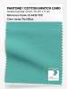 Product image 1 of the product “PANTONE® COTTON SWATCH CARD 15-5218 TCX Pool Blue ”