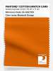 Product image 1 of the product “PANTONE® COTTON SWATCH CARD 16-1459 TCX Mandarin Orange ”