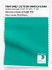 Product image 1 of the product “PANTONE® COTTON SWATCH CARD 16-5425 TCX Pool Green ”