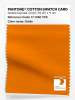 Product image 1 of the product “PANTONE® COTTON SWATCH CARD 17-1350 TCX Oriole ”