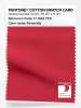 Product image 1 of the product “PANTONE® COTTON SWATCH CARD 17-1654 TCX Poinsettia ”