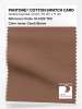 Product image 1 of the product “PANTONE® COTTON SWATCH CARD 18-1229 TCX Carob Brown ”