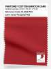 Product image 1 of the product “PANTONE® COTTON SWATCH CARD 18-1658 TCX Pompeian Red ”