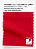 Product image 1 of the product “PANTONE® COTTON SWATCH CARD 18-1662 TCX Flame Scarlet ”
