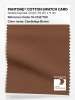 Product image 1 of the product “PANTONE® COTTON SWATCH CARD 19-1242 TCX Cambridge Brown ”