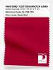 Product image 1 of the product “PANTONE® COTTON SWATCH CARD 19-1758 TCX Haute Red ”