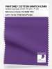 Product image 1 of the product “PANTONE® COTTON SWATCH CARD 19-3638 TCX Tillandsia Purple ”