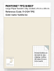 Product image 1 of the product “PANTONE® TPG SHEET 11-0104 TPG Vanilla Ice ”