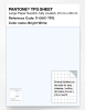 Product image 1 of the product “PANTONE® TPG SHEET 11-0601 TPG Bright White ”