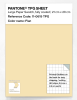 Product image 1 of the product “PANTONE® TPG SHEET 11-0619 TPG Flan ”