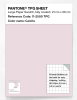 Product image 1 of the product “PANTONE® TPG SHEET 11-2509 TPG Calcite ”