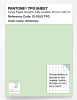 Product image 1 of the product “PANTONE® TPG SHEET 12-0109 TPG Ambrosia ”