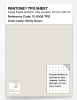 Artikelbild 1 des Artikels “PANTONE® TPG SHEET 12-0508 TPG White Down “