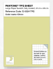 Product image 1 of the product “PANTONE® TPG SHEET 12-0524 TPG Citron ”