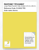Product image 1 of the product “PANTONE® TPG SHEET 12-0642 TPG Aurora ”