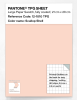 Product image 1 of the product “PANTONE® TPG SHEET 12-1010 TPG Scallop Shell ”
