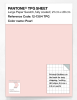 Product image 1 of the product “PANTONE® TPG SHEET 12-1304 TPG Pearl ”