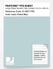 Product image 1 of the product “PANTONE® TPG SHEET 12-4607 TPG Pastel Blue ”