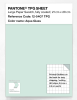 Product image 1 of the product “PANTONE® TPG SHEET 12-5407 TPG Aqua Glass ”