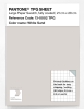 Product image 1 of the product “PANTONE® TPG SHEET 13-0002 TPG White Sand ”