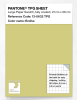 Product image 1 of the product “PANTONE® TPG SHEET 13-0632 TPG Endive ”