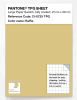 Product image 1 of the product “PANTONE® TPG SHEET 13-0725 TPG Raffia ”
