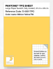 Product image 1 of the product “PANTONE® TPG SHEET 13-0851 TPG Minion YellowTM ”