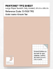 Product image 1 of the product “PANTONE® TPG SHEET 13-1108 TPG Cream Tan ”