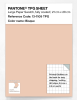 Product image 1 of the product “PANTONE® TPG SHEET 13-1109 TPG Bisque ”