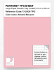 Product image 1 of the product “PANTONE® TPG SHEET 13-2006 TPG Almond Blossom ”