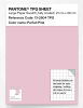 Product image 1 of the product “PANTONE® TPG SHEET 13-2804 TPG Parfait Pink ”