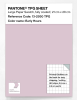 Artikelbild 1 des Artikels “PANTONE® TPG SHEET 13-2930 TPG Early Hours “
