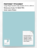Product image 1 of the product “PANTONE® TPG SHEET 13-4809 TPG Plume ”