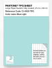 Product image 1 of the product “PANTONE® TPG SHEET 13-4909 TPG Blue Light ”