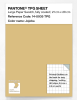 Product image 1 of the product “PANTONE® TPG SHEET 14-0935 TPG Jojoba ”