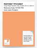 Product image 1 of the product “PANTONE® TPG SHEET 14-1139 TPG Pumpkin ”
