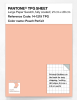 Product image 1 of the product “PANTONE® TPG SHEET 14-1219 TPG Peach Parfait ”