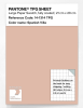 Product image 1 of the product “PANTONE® TPG SHEET 14-1314 TPG Spanish Villa ”