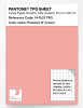Product image 1 of the product “PANTONE® TPG SHEET 14-1521 TPG Peaches N' Cream ”
