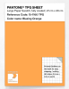 Product image 1 of the product “PANTONE® TPG SHEET 15-1160 TPG Blazing Orange ”