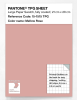 Product image 1 of the product “PANTONE® TPG SHEET 15-1515 TPG Mellow Rose ”