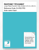 Product image 1 of the product “PANTONE® TPG SHEET 15-4722 TPG Capri ”