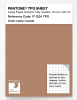 Product image 1 of the product “PANTONE® TPG SHEET 17-1224 TPG Camel ”