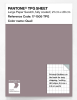 Product image 1 of the product “PANTONE® TPG SHEET 17-1505 TPG Quail ”