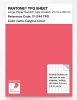 Product image 1 of the product “PANTONE® TPG SHEET 17-1744 TPG Calypso Coral ”