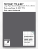 Product image 1 of the product “PANTONE® TPG SHEET 18-0201 TPG Castlerock ”