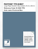 Product image 1 of the product “PANTONE® TPG SHEET 18-4220 TPG Provincial Blue ”