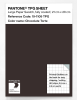 Product image 1 of the product “PANTONE® TPG SHEET 19-1109 TPG Chocolate Torte ”