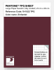 Product image 1 of the product “PANTONE® TPG SHEET 19-1522 TPG Zinfandel ”